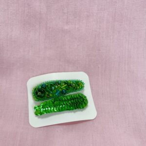 Hiuspinnit – vihreä
